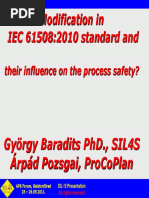 Modification in IEC 61508:2010 Standard and