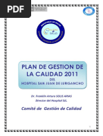 Plan de Gestion de La Calidad 2011