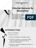 Chloride Removal by Biosorption