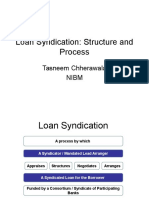 Loan Syndication-Structure, Pricing and Deal Making