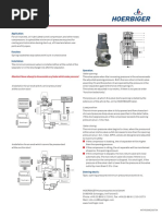 For Screw Compressor Minimum Pressure Valve Type MPVL