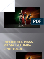 Influienta Mass-Media in Lumea Sportului