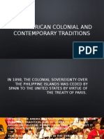 The American Colonial and Contemporary Traditions