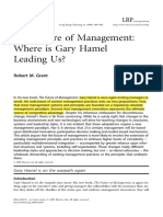 The Future of Management by Hamel