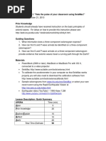 Students Should Already Have Received Instruction On The Basic Principles of Seismic Waves. For Ideas On How To Provide This Instruction Please See