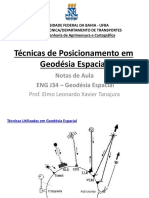 Aula 3 - Técnicas de Posicionamento em Geodésia Espacial PDF