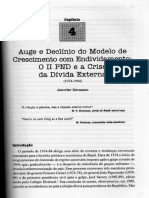 Auge Do Declínio Do Modelo de Crescimento Com Endividamento 1974-1984