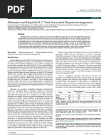 Aflatoxins and Hepatitis B C Viral Associated Hepatocarcinogenesis 2157 7013.1000179