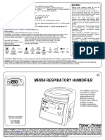 MR850 Humidifier User Manual