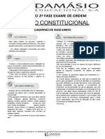 Simulado Constitucional - XXI Exame Da OAB - 2 Fase