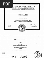 Course ASME VIII - Div 1