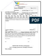 Unit 16 Managing Communications Knowledge Information