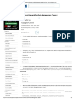 Investment Risk and Portfolio Management MCQs