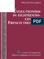 Evolutionism in Eighteenth Century French Thought