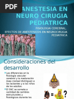 Anestesia en Neuro Cirugia Pediatrica