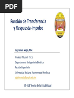 (Función de Transferencia y Respuesta Al Impulso) PDF