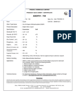 Additiv 730 Additiv 830 (For Engine Oil) Tds