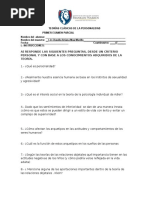 Teorías Clásicas de La Personalidad Examen