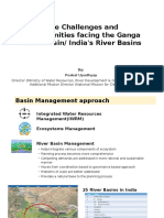 The Challenges and Opportunities Facing The Ganga River Basin/ India's River Basins