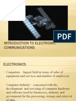 Introduction To Electronic Communications