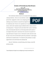 Online Classification of Nonstationary Data Streams