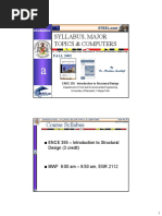 Syllabus, Major Topics & Computers