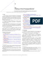 Treatment And/or Marking of Wood Packaging Materials: Standard Practice For