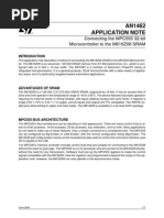 AN1462 Application Note: Connecting The MPC555 32-Bit Microcontroller To The M616Z08 SRAM
