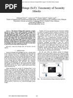 Internet of Things (IoT) Taxonomy of Security