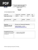 Digital Signal Processing (10MT74) Course File (Student)