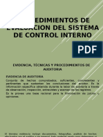 Evidencia Tecnica y Procedimientos de Auditoria