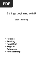 6 Things Beginning With R: Scott Thornbury