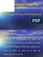 Centrifugal Pump Maintenance