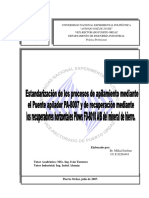 Estandarizacion Procesos Apilamiento y Recuperacion Mineral Hierro PDF