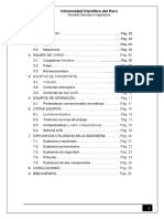 Informe de Maquinarias Pesadas