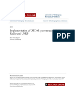 Implementation of OFDM Systems Using GNU Radio and USRP