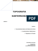 Curso Topografia Aplicada Mineria Subterranea PDF