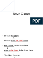 Noun Clause Adverb Clause and Passive