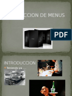 Confeccion de Menus