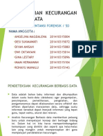 Pendeteksian Kecurangan Berbasis Data