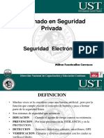 Modulo Seguridad Electronica Diplomado 2016