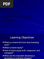 Creating Brand Equity