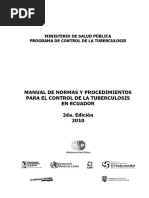 Manual de Normas y Procedimientos para El Control de La Tuberculosis PDF