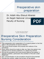 Preoperative Skin Preparation