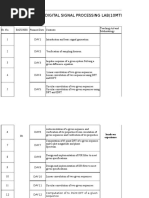 Lesson Plan DSP Lab (10MTL78)