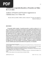 Articulo de Escala de Agresion Infaltil