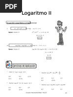 IV BIM - 4to. Año - ALG - Guía 7 - Logaritmo II