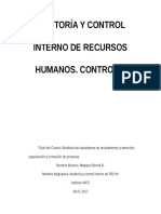 Auditoria y Control Interno de RR - HH, Mayquel Bernal, Control 5.5