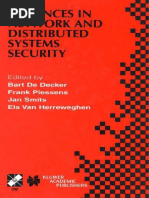 Advances in Network and Distributed Systems Security PDF