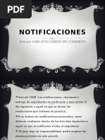 Notificaciones EXPOSICION